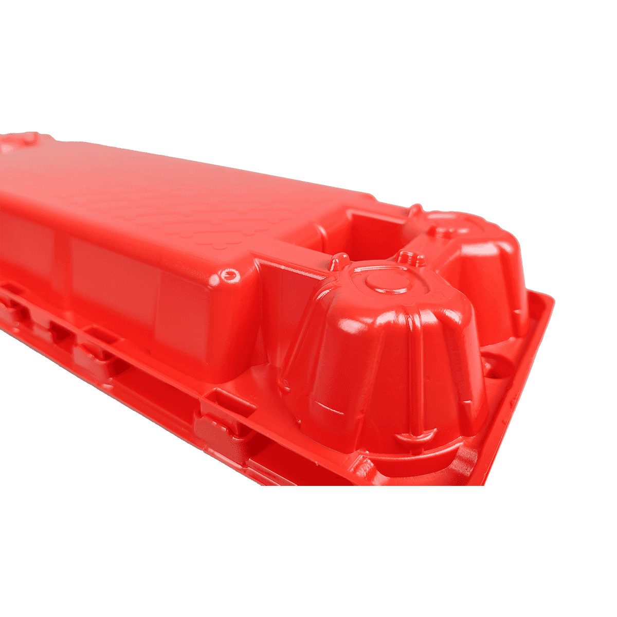 可重复使用的坚固设计哑光红PET 12鸡蛋盒，适用于家庭农场市场冰箱