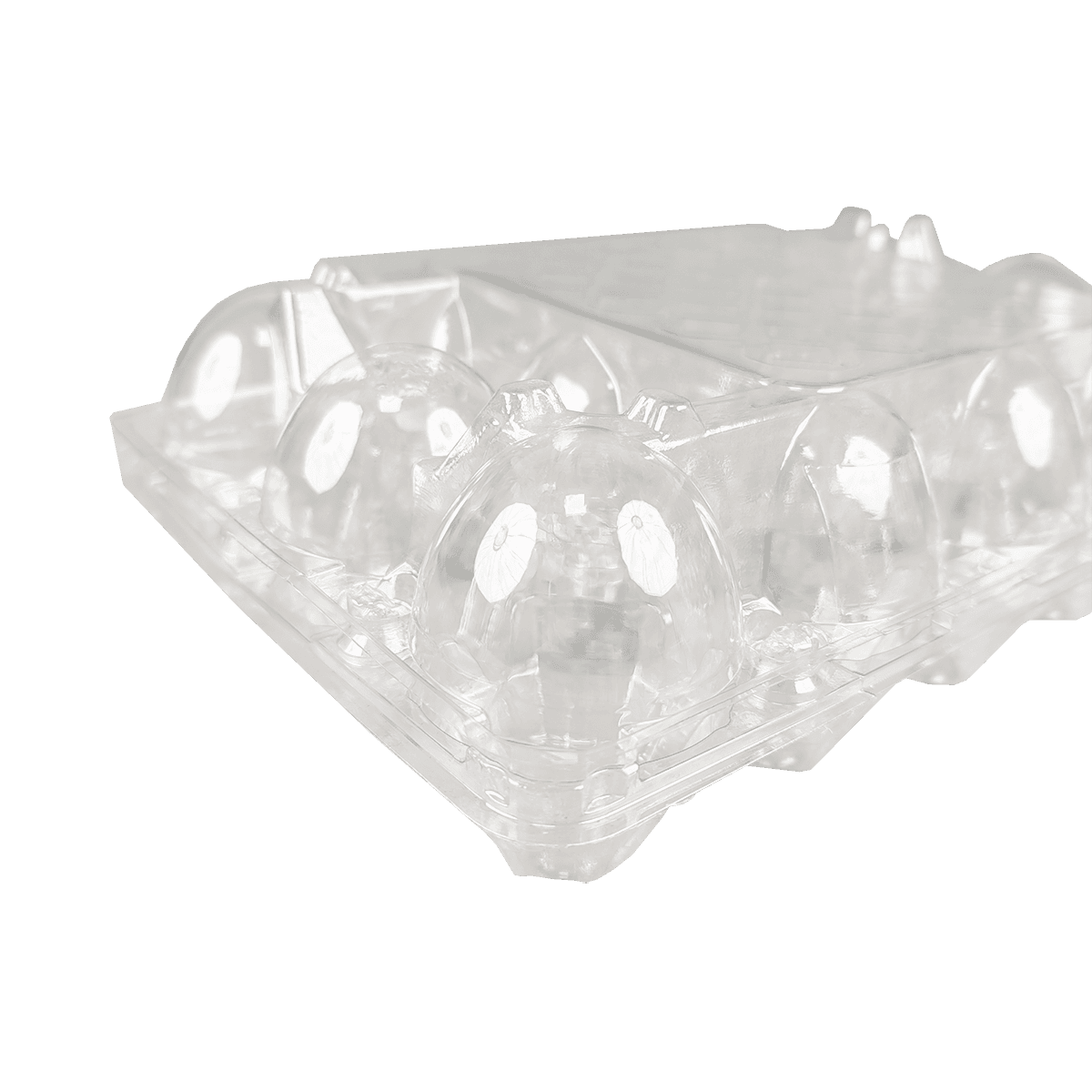 环保PET透明15个鸡蛋纸箱适用于养鸡场和市场展示