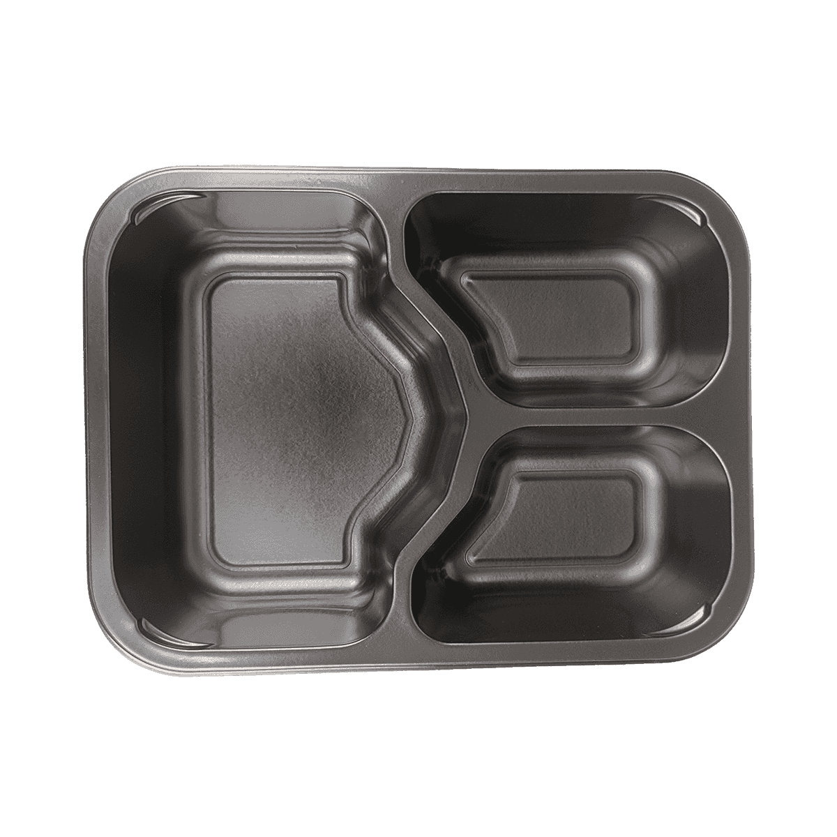 CP-3C-S-R 微波冷冻机安全膳食准备3个隔间包装CPET食品托盘