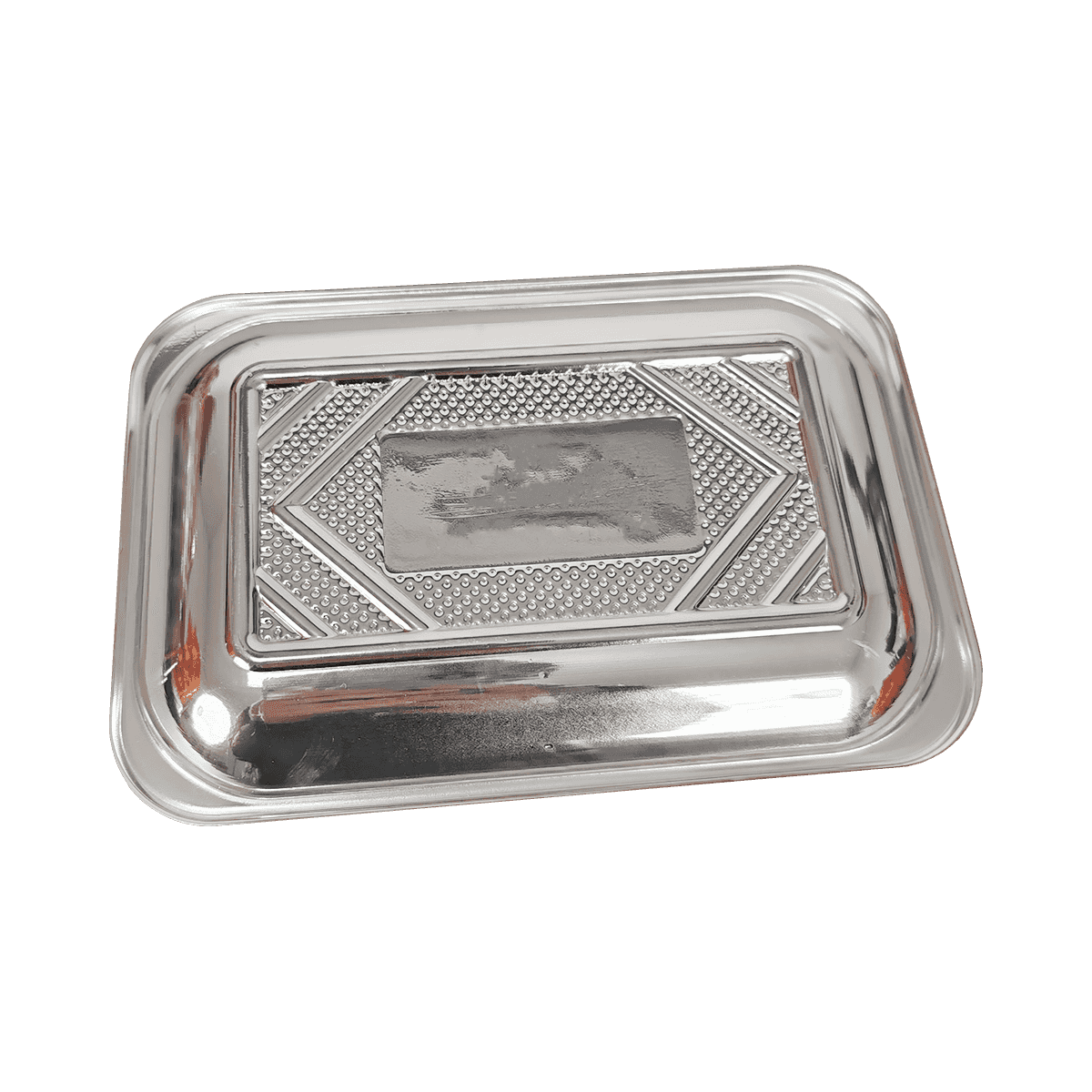 ZK-PET-043 用于食品制备的一次性金色PET食品包装容器