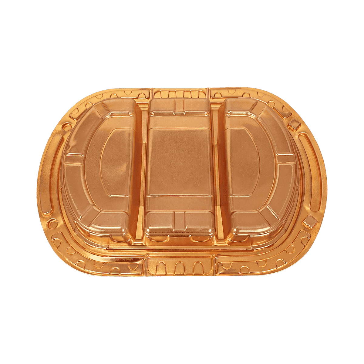 ZK-PET-047 金色PET食品包装容器