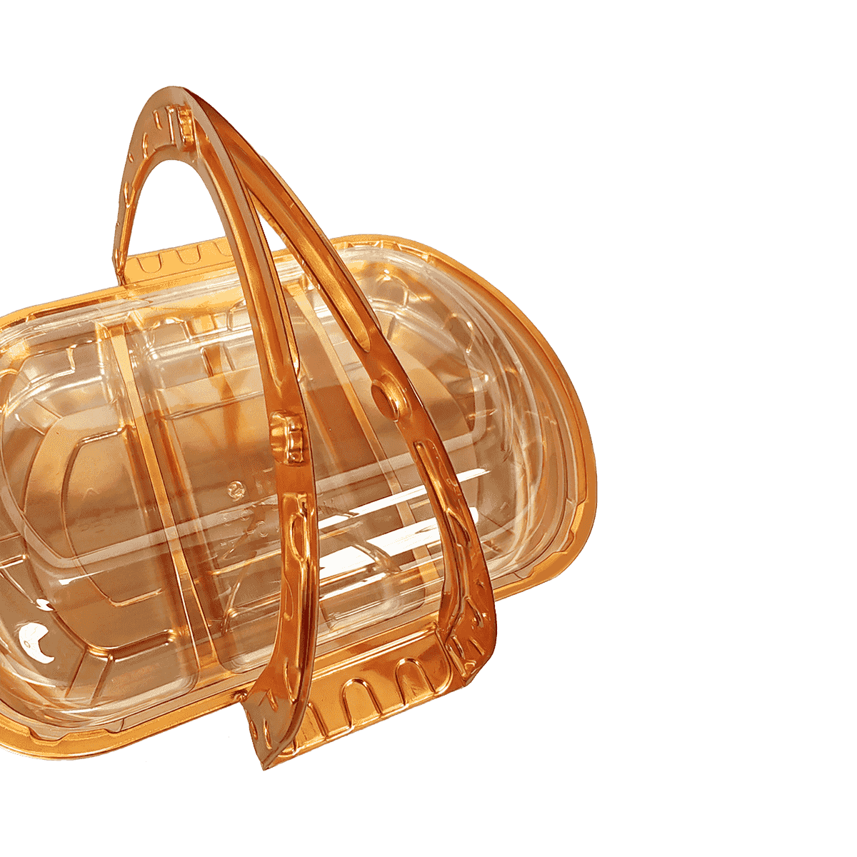 ZK-PET-047 金色PET食品包装容器