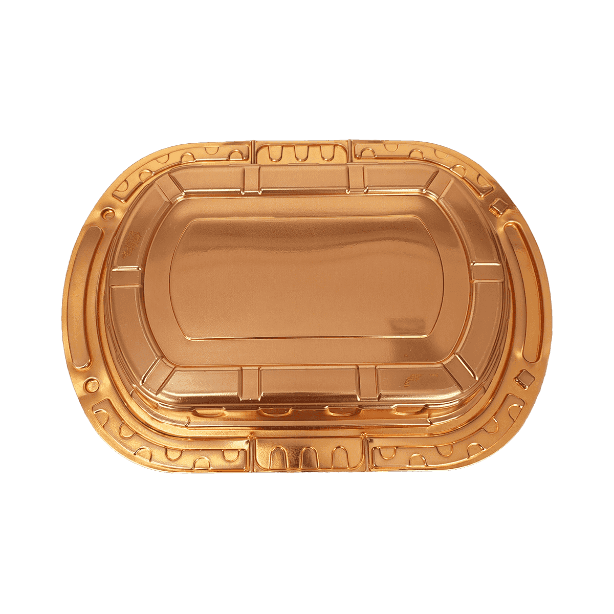 ZK-PET-048 透明盖一次性PET食品包装容器