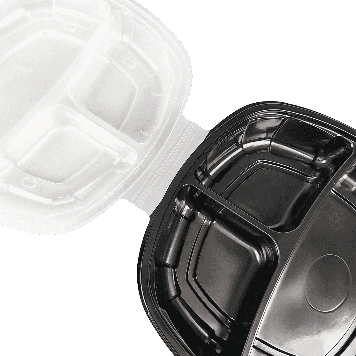 ZK-PP-036 冰箱和微波炉安全PP包装容器可重复使用，用于厨房储存、膳食准备、外卖和餐厅用品